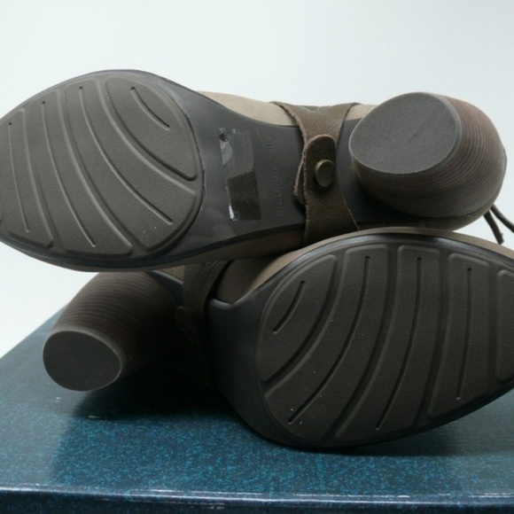 Emu Australia Ankle Boots Womens 9.5 Suede & Leather Tan Two Tone Brown New NIB - Picture 7 of 10